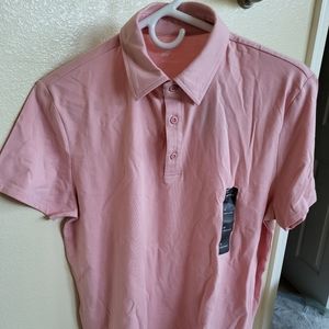 NEW - Short Polo Shirt - Light Pink - Medium